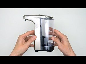 simplehuman 8 oz. Touch-Free Sensor Liquid Soap Pump Dispenser Unboxing