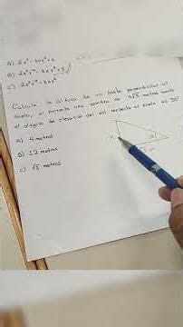 Problema de #trigonometria básica tipo #ceneval #unam preparate con #elartydelasmatematicas #math