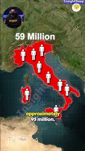 Italy Is WAY Bigger Than You Think! 🇮🇹🌍 (Mind-Blowing Geography Facts) #facts #geography #