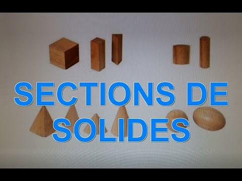 Sections de Solides