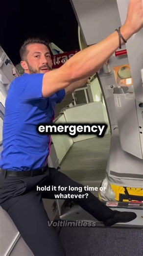 Why He Refused To Let Go Of The Plane Door 😳