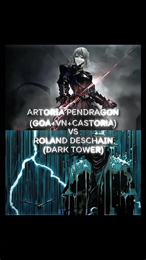 Roland deschain vs Artoria pendragon(comp)#writing#darktower#fate#saber#fgo#fategrandorder#nasuverse