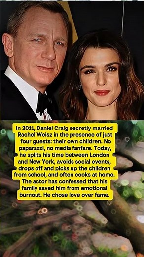 The Story of Daniel Craig's Secret Marriage
