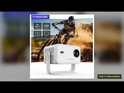 Magcubic 8K L018 Projector 650ANSI Native 1080P Auto Focus Keystone 360 Rotate Android 14 BT 54 WIF