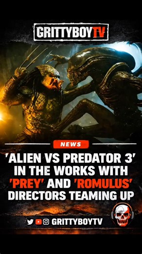 Lamar Ross on Instagram: "🚨 THIS IS NOT A DRILL 🚨 Alien vs. Predator 3 is reportedly in the works. With the minds behind Prey and Romulus teaming up, this could be the crossover fans have been waiting for. Darker. Grittier. More brutal. All I ask is to NOT INCLUDE HUMANS!! Other than that, Who you got? Alien or Predator? #aliens #predator #alienvspredator #grittyboytv"