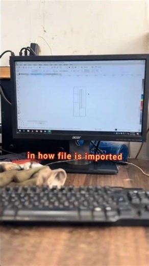 How to Import Design File in Fiber laser machine #machine #operator #cnc