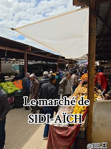 Le marché de Sidi-Aïch — guide et ambiance du marché local