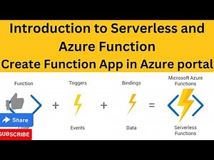 Introduction to Serverless and Azure Function | Create Function App in Azure portal