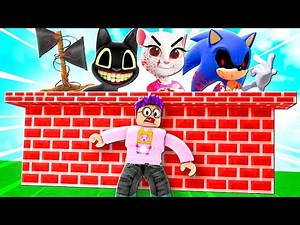 Can We BUILD A BASE & SURVIVE In ROBLOX?! *EVIL SIRENHEAD, SONIC, & MORE!* (INSANE SIMULATOR!)