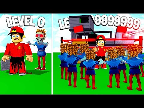 MAX LEVEL ZOMBIE BASE in Roblox Undead Defense tycoon!