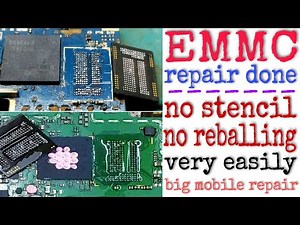 EMMC repair | emmc ic repair done | how to repair emmc ic