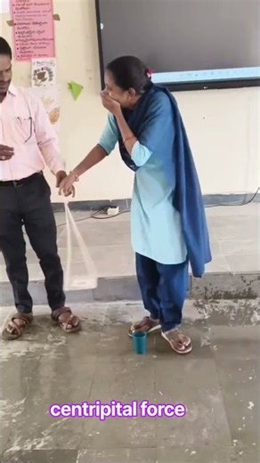 #Centripetal force # Circular motion #Inertia#physics experiments#Hanuma sir@