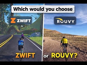 Zwift vs Rouvy – Which Virtual Cycling App Would YOU Choose for the same subscription cost?