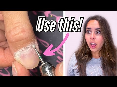 Cuticle prep natural nails with an E-file FOR BEGINNERS! | Tutorial