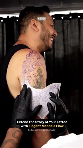 Customised Extend Mandala Art Tattoo