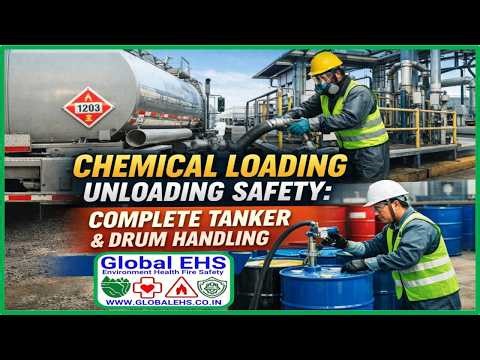 Chemical Loading Unloading Safety | Tanker & Drum Handling Procedure | Global EHS | English