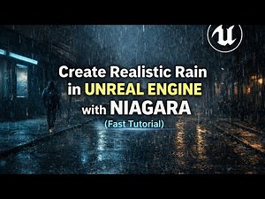 Create Realistic Rain in Unreal Engine with Niagara #tutorial #unrealengine #niagara #rain