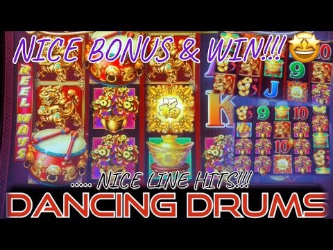 DANCING DRUMS SLOT MACHINE 🎰 VERY NICE SESSION BONUS AND LINE HITS 🤩 LETS GO DANCING! 💃 🕺🔥
