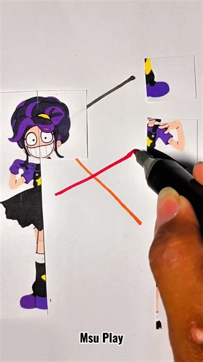 Poppy Playtime Chapter 5 Lily Lovebraids Line Matching Game Challenge #poppyplaytime #shorts