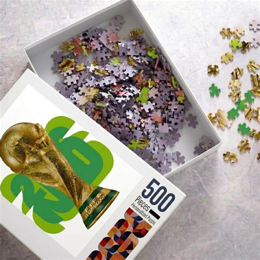 FIFA World Cup 2026 Puzzle Soccer - 120, 252, 500 Piece Jigsaw - Custom Football Fan Gift for Him, 2026 World Cup Trophy Souvenir - Etsy