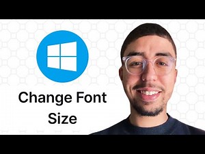 How to Change Font Size in Windows 10 | Adjust Text Size Easily