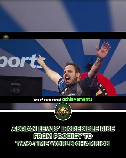 ADRIAN LEWIS’ INCREDIBLE RISE — FROM PRODIGY TO TWO-TIME WORLD CHAMPION 🎯