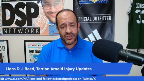 Lions CB's D.J. Reed, Terrion Arnold Injured Against Browns