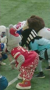 "Mama, We Made It!" 😎 Mascots vs. Youth Football