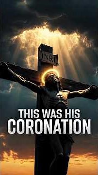 INRI Explained: The Hidden Coronation of Jesus on the Cross.👑 ✝️ 📖#shorts