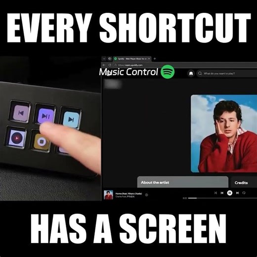 Wireless LCD Keys Control Deck