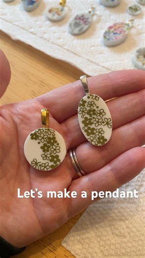 From your grandma’s everyday plates to everyday jewelry! #shorts #diy #correlle #vintage #create