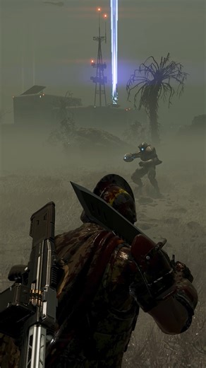 Critical on Instagram: "The masculine urge to duel an alien in honorable combat. Music: "Hidden Potential" - DBZ Sparking Zero -- #helldivers #helldivers2 #helldivers2gameplay #gaming #duel #cinematic"