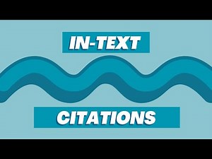 APA Video 2 - In text citations