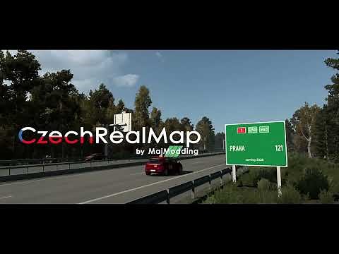 CzechRealMap 1:1 for Euro Truck Simulator 2 - |MajModding|