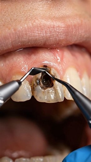 Deep Caries to Veneers: Anterior Tooth Transformation | #dentist #toothcraft #asmr #satisfying