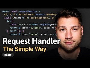 The simple way to handle requests in React