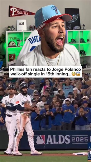 MARINERS WALK IT OFF IN 15TH INNING… If viewing, follow @tinyy.tino #mlb #baseball #detroittigers #seattlemariners #mariners #reaction | Austin Lauver