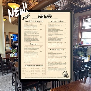 🎉 Our new menu has arrived! 🎉 Stop in to explore fresh flavors, exciting dishes, and your all-time favorites with a twist. 🍽️ Whether you're in the mood for something hearty or light, there's something for everyone. | After 26 Depot Cafe