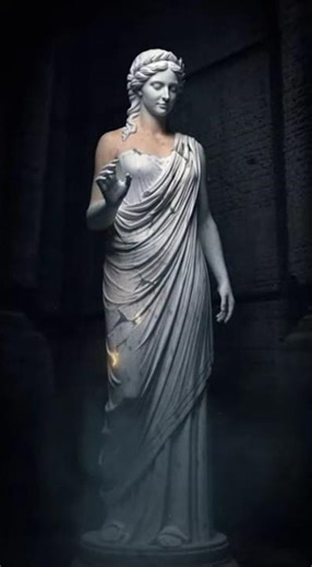 Marble Goddess Comes to Life 😱✨ | Divine Transformation AI Short #transformation
