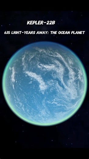 Kepler22b#Exoplanet #WaterWorld #Space #Astronomy#SuperEarth #HabitableZone#Cosmos #Shorts#kepler22b