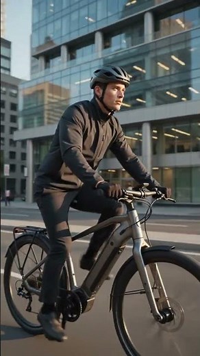 The Ultimate Smart E-Bike! 🚲⚡ Urban Commuting Redefined #Shorts
