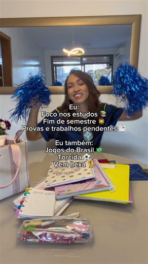 Última semana de aula + jogos do Brasil = alguém mais tá assim? 😂⚽📚 #Shorts