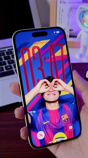 Pedri iPhone Lock Screen Setup 🪄 Custom Video Widget + Barça Aesthetic Layout