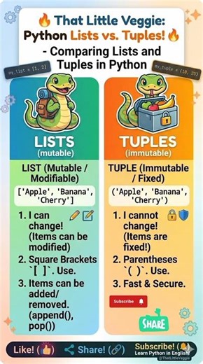 Python Basics: Why use Tuples when you have Lists? 🤔