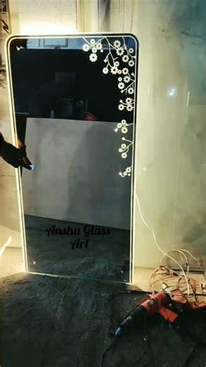 The Future of Mirrors is INSANE #glass #art #mirror #led