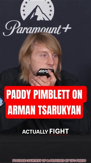 Paddy Pimblett Disses Arman Tsarukyan at UFC 329 Media Day