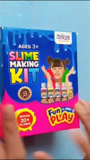 slime making kit #slimekit #slime #slimemaking #slimekitreview #giftideas #trendingsong #giftforkids