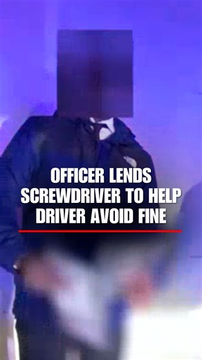 HELPING HAND: A Virginia police officer lent a driver a screwdriver to change his license plates after discovering he had the correct plates in his back seat — but no tool to install them. The motorist was able to avoid a ticket and leave with only a warning. | Fox News