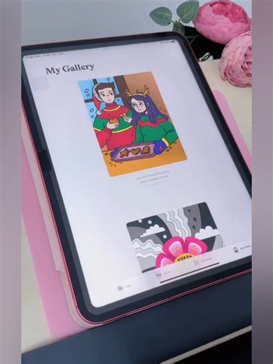 just coloring for a bit… lowkey feels nice tho 🎨✨