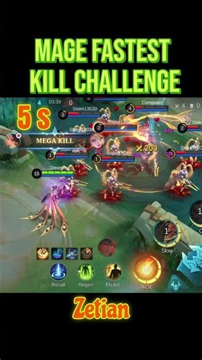 The highest DPS Mage in MLBB 💀 (1v10 Test) #mlbb #mlbbgoldenmonth #mobalegends5v5 #mlbbcreator